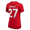 Camiseta de fútbol Liverpool 2023-24 Darwin 27 Primera Equipación - Mujer